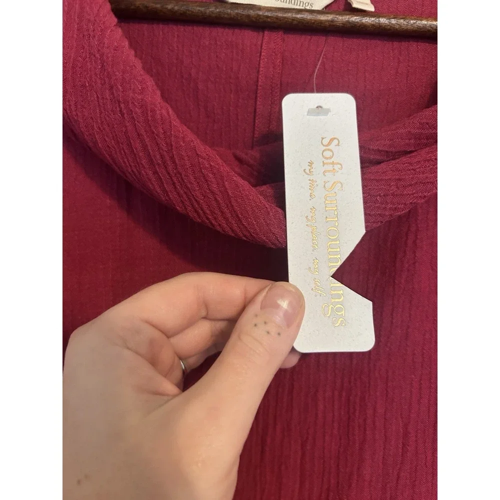 Soft Surroundings dark raspberry